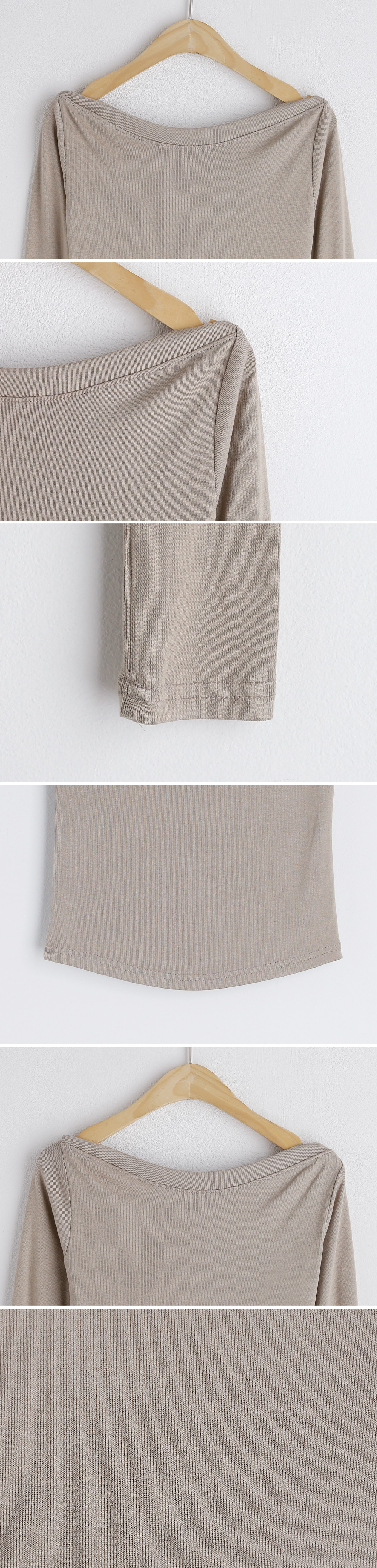 ボートネックスリムTシャツ・全5色 | DHOLIC | 詳細画像18