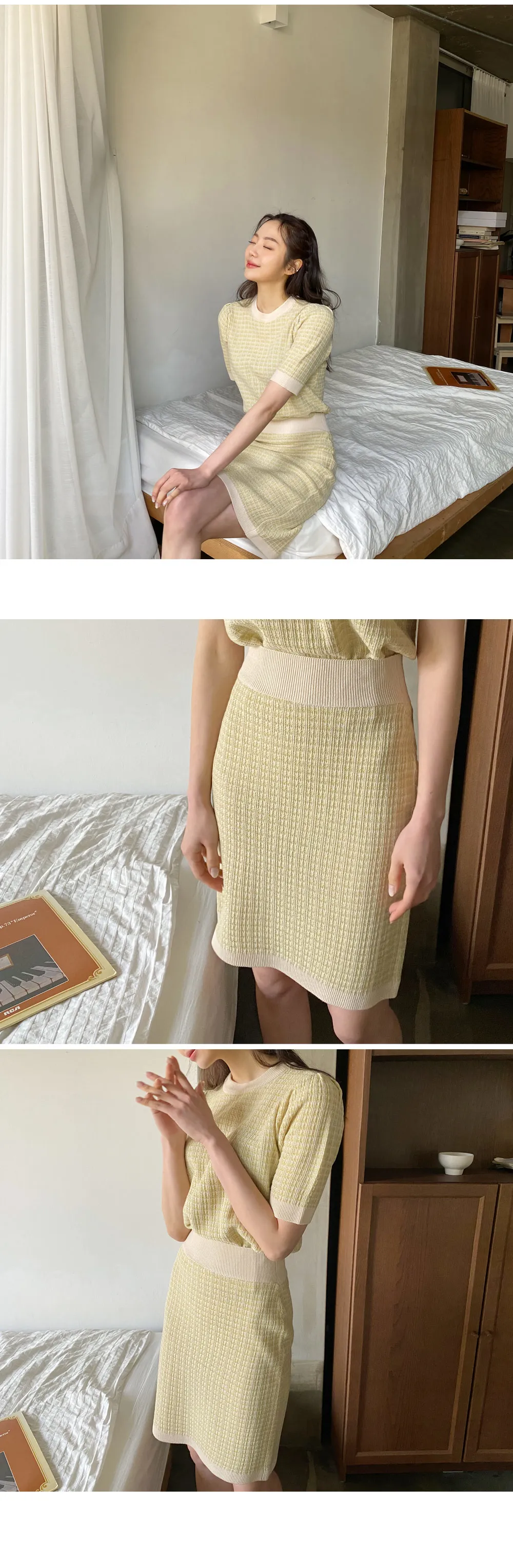 ツイード調ニットスカート・全4色 | DHOLIC | 詳細画像9