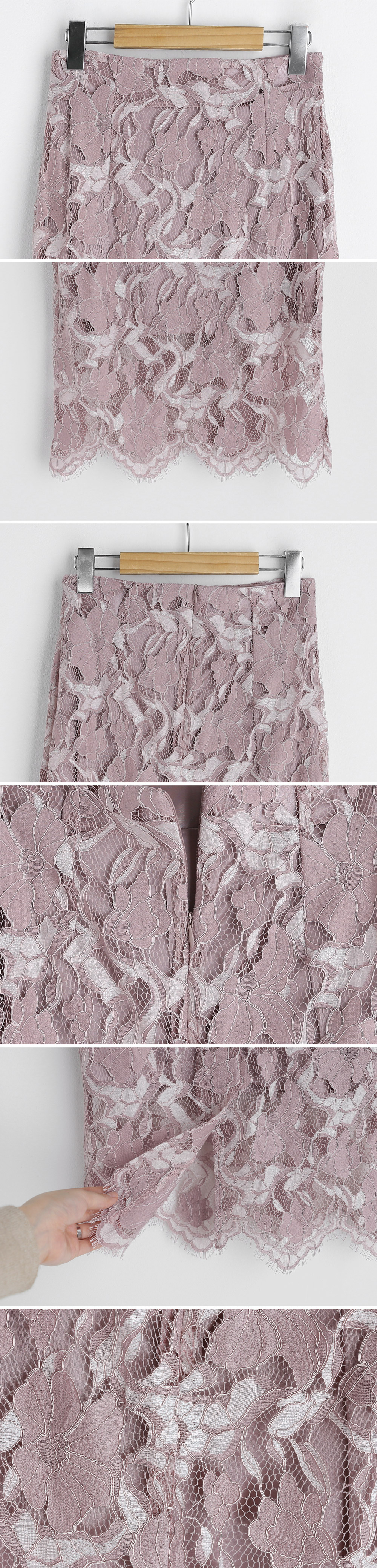 レーススリムスカート | DHOLIC | 詳細画像19