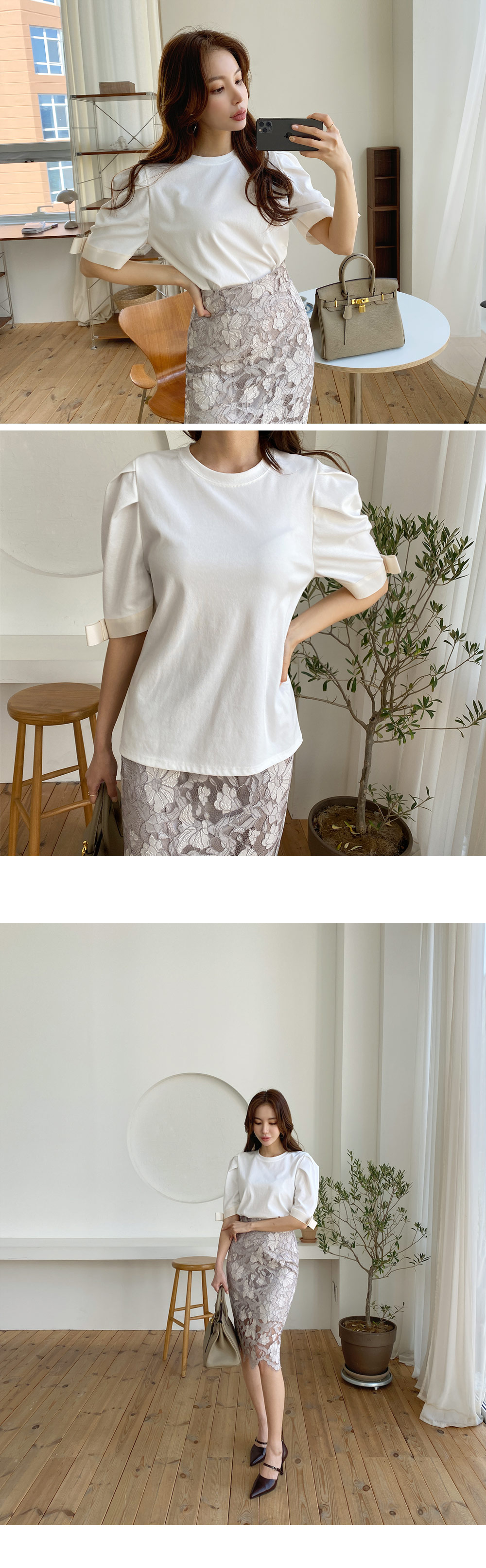 レーススリムスカート | DHOLIC | 詳細画像6