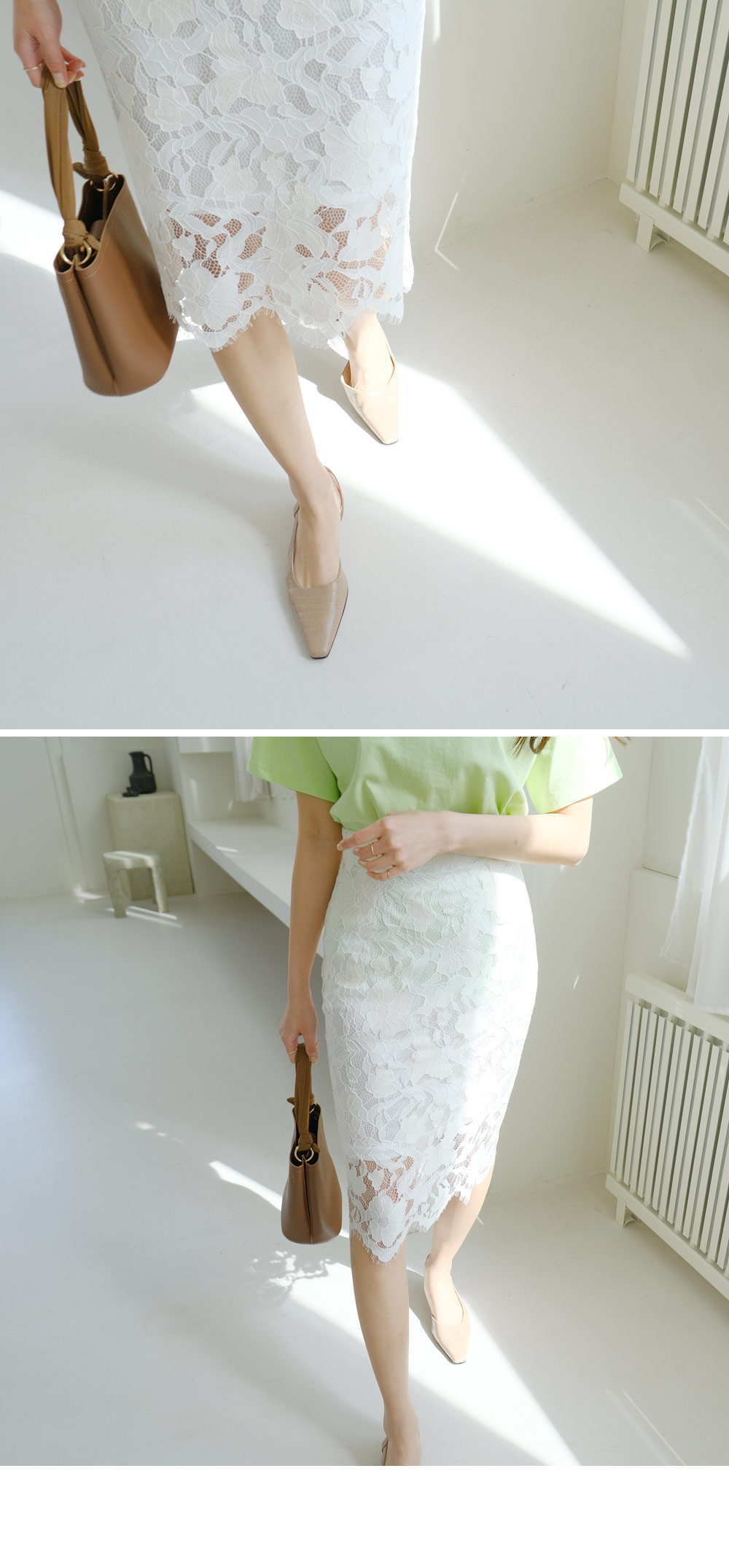 レーススリムスカート | DHOLIC | 詳細画像12