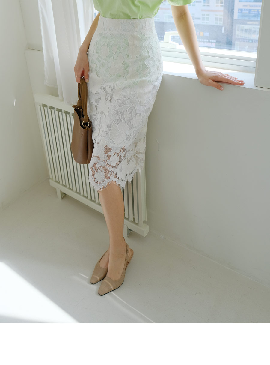 レーススリムスカート | DHOLIC | 詳細画像13