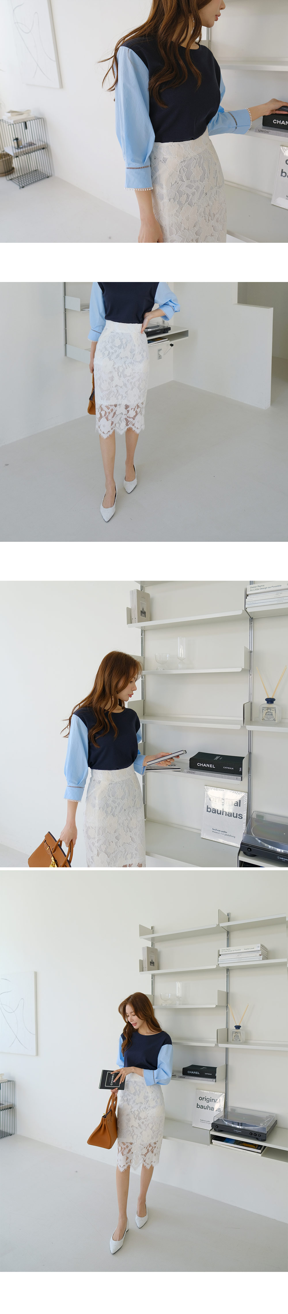 レーススリムスカート | DHOLIC | 詳細画像16