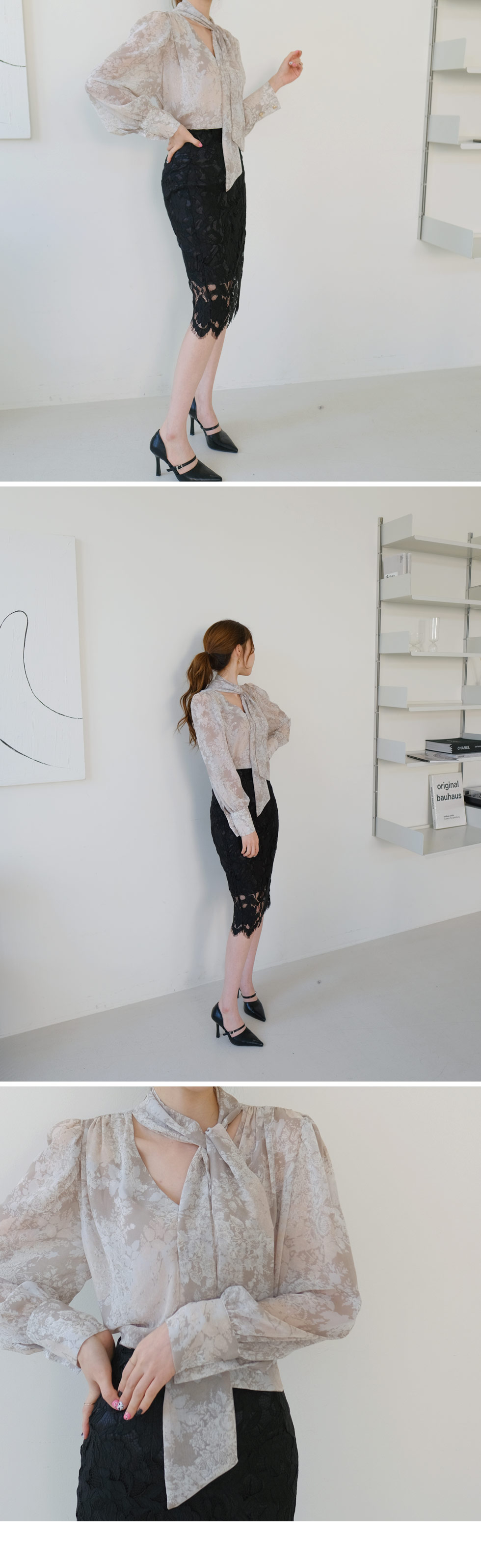 レーススリムスカート | DHOLIC | 詳細画像17