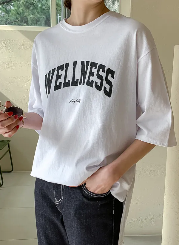 WELLNESS半袖Tシャツ | mayblue | 詳細画像1