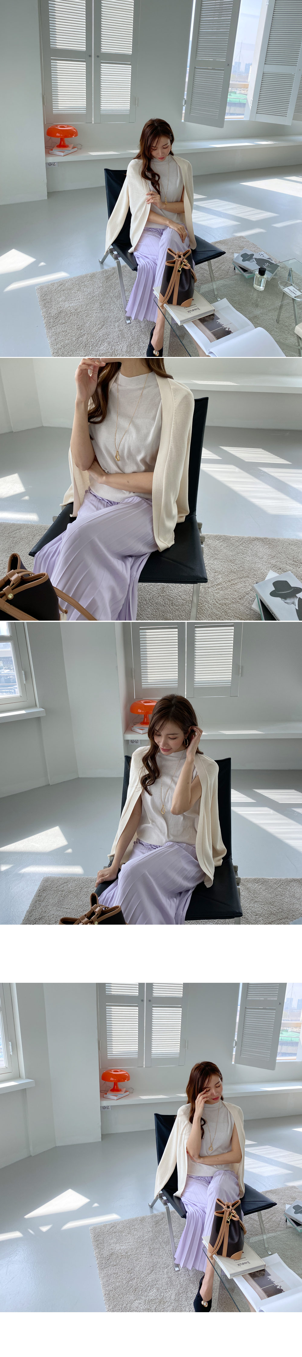 ハーフネックキャップスリーブニット・全5色 | DHOLIC | 詳細画像8