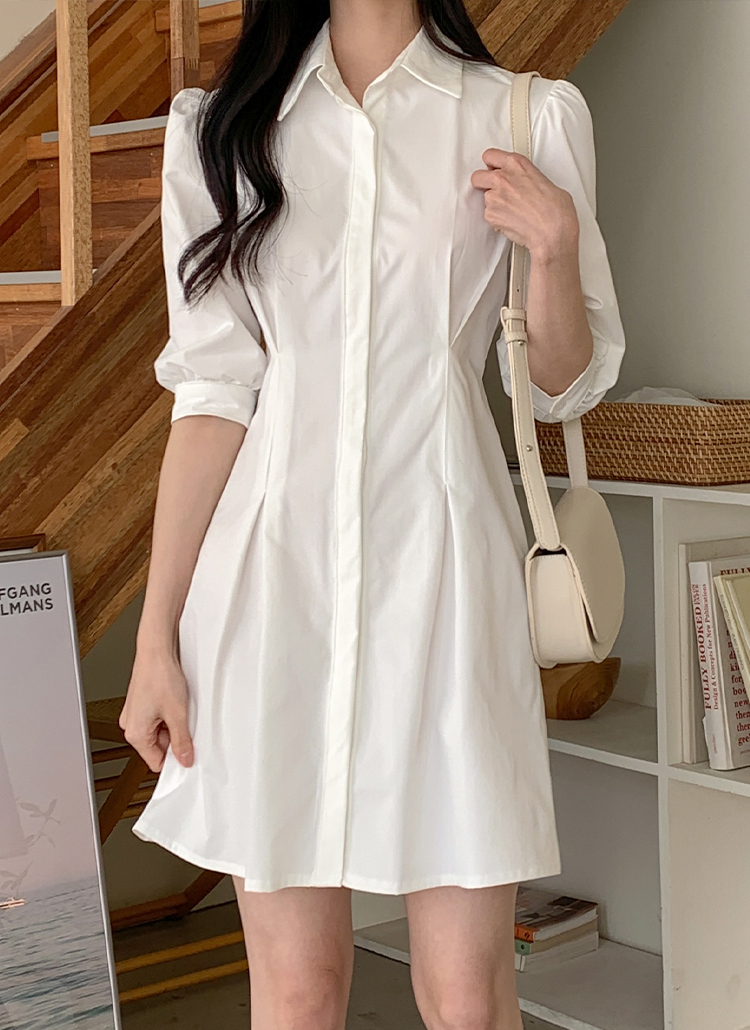 ★ChicLine★ ダモエ シャツピンタックプリーツベルトワンピース 1068645_18659632_k3.jpg
