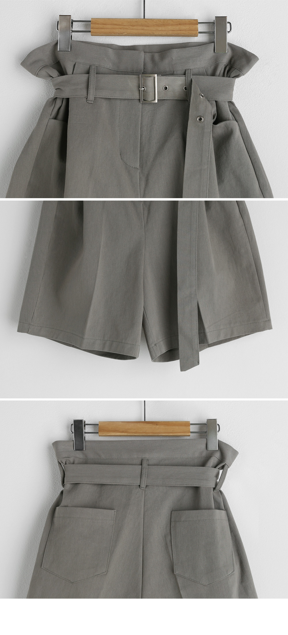 クロップドポケットジャケット&ベルト付ハーフパンツスSET・全2色 | DHOLIC | 詳細画像20