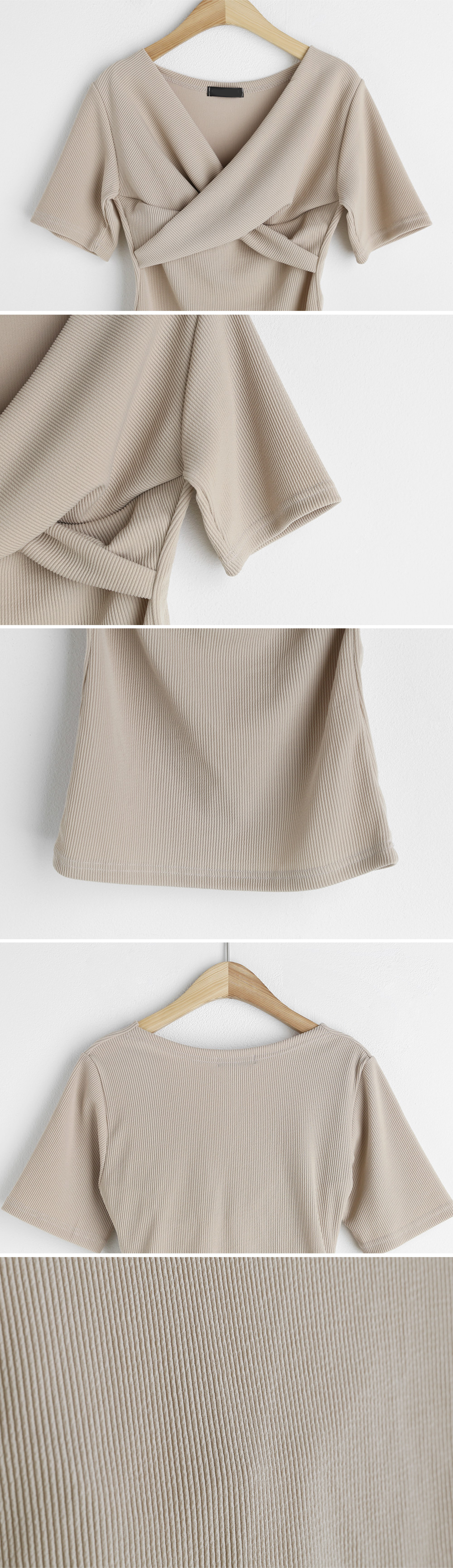 リブツイスト半袖Tシャツ・全4色 | DHOLIC | 詳細画像11