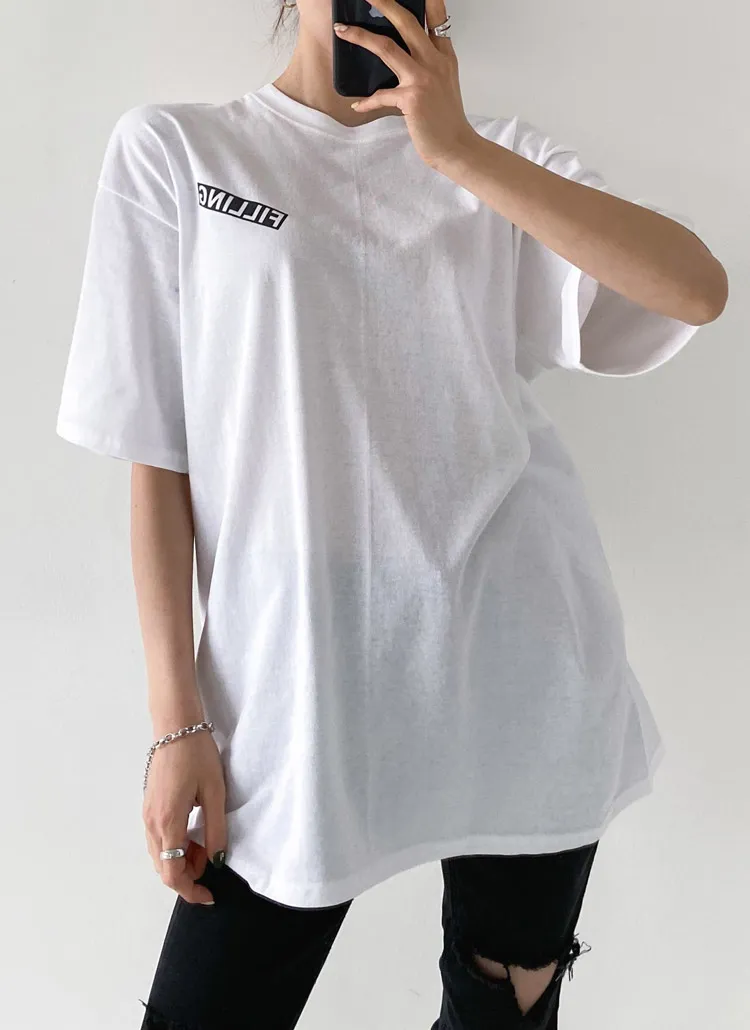 ボックスレタリング半袖Tシャツ | ppgirl | 詳細画像1