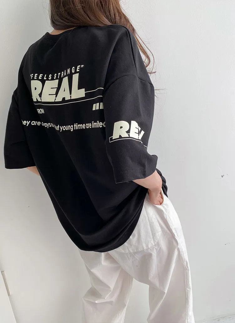REALハーフスリーブTシャツ | ppgirl | 詳細画像1