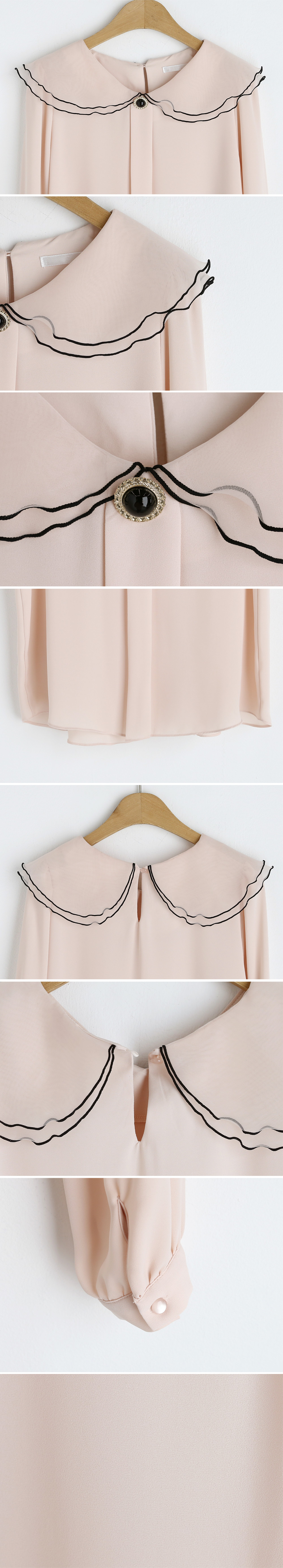 ラウンドダブルカラーブラウス・全3色 | DHOLIC | 詳細画像15