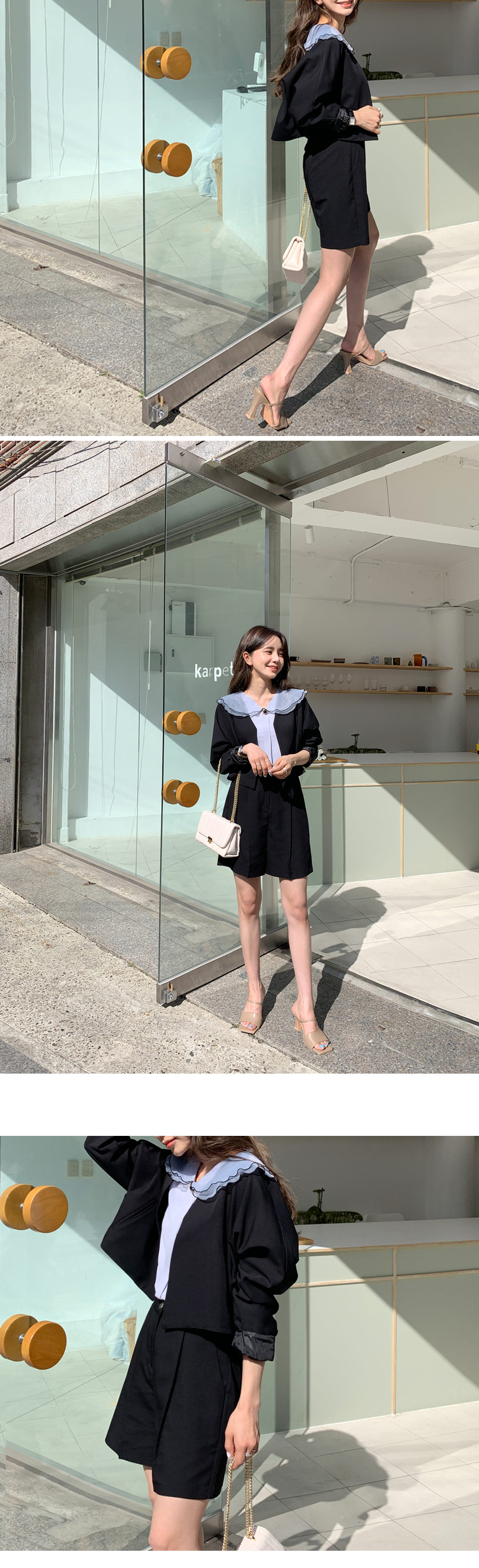 ラウンドダブルカラーブラウス・全3色 | DHOLIC | 詳細画像6