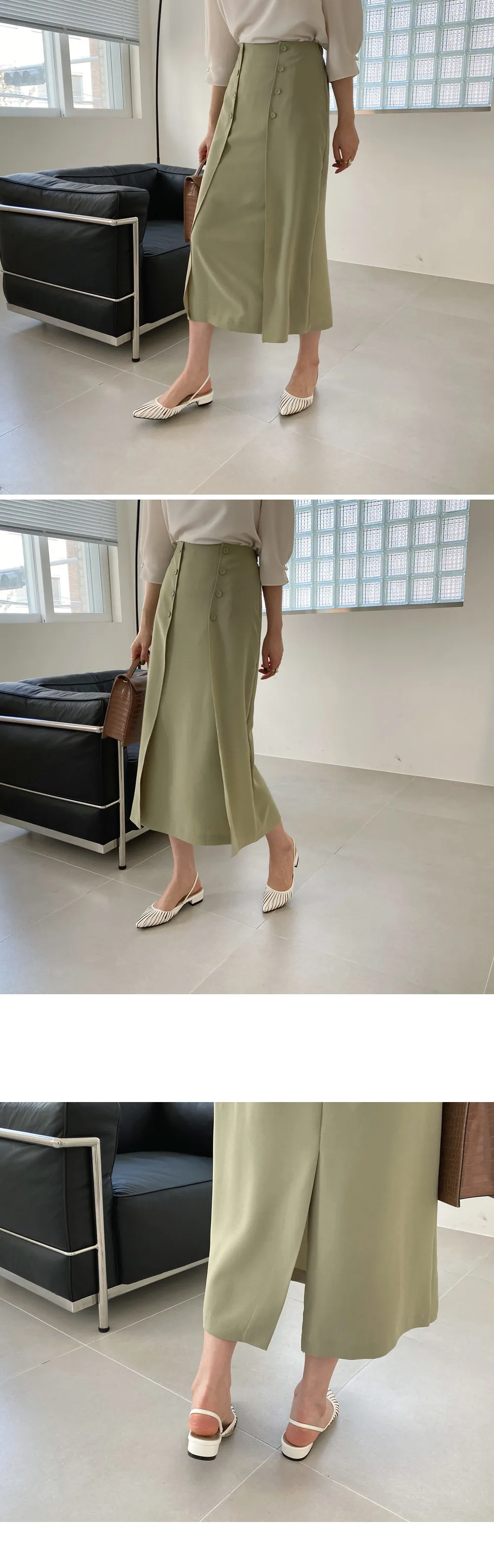 ボタンスリットスカート・全3色 | DHOLIC PLUS | 詳細画像2