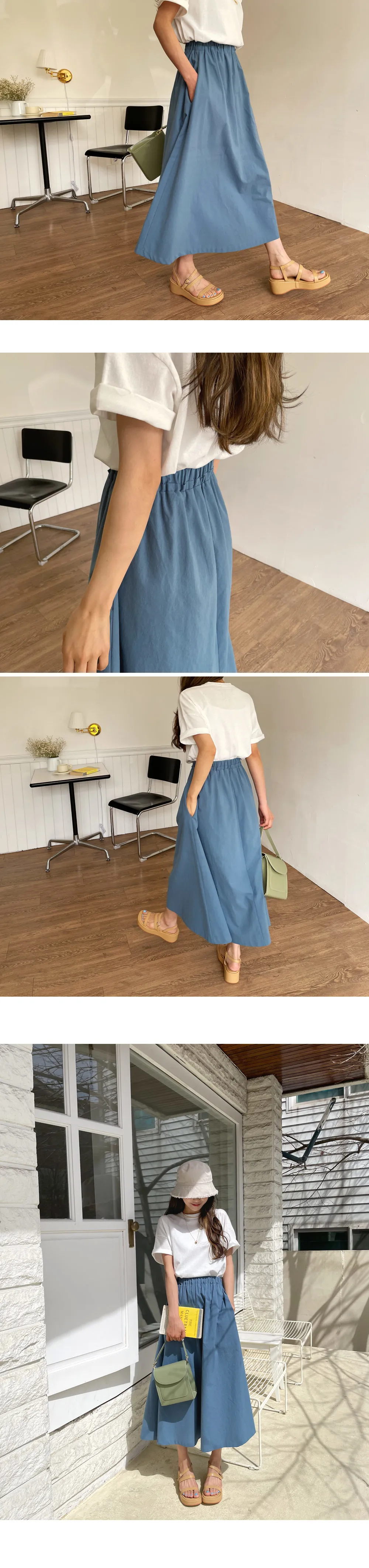 フリルAラインスカート・全4色 | DHOLIC | 詳細画像2