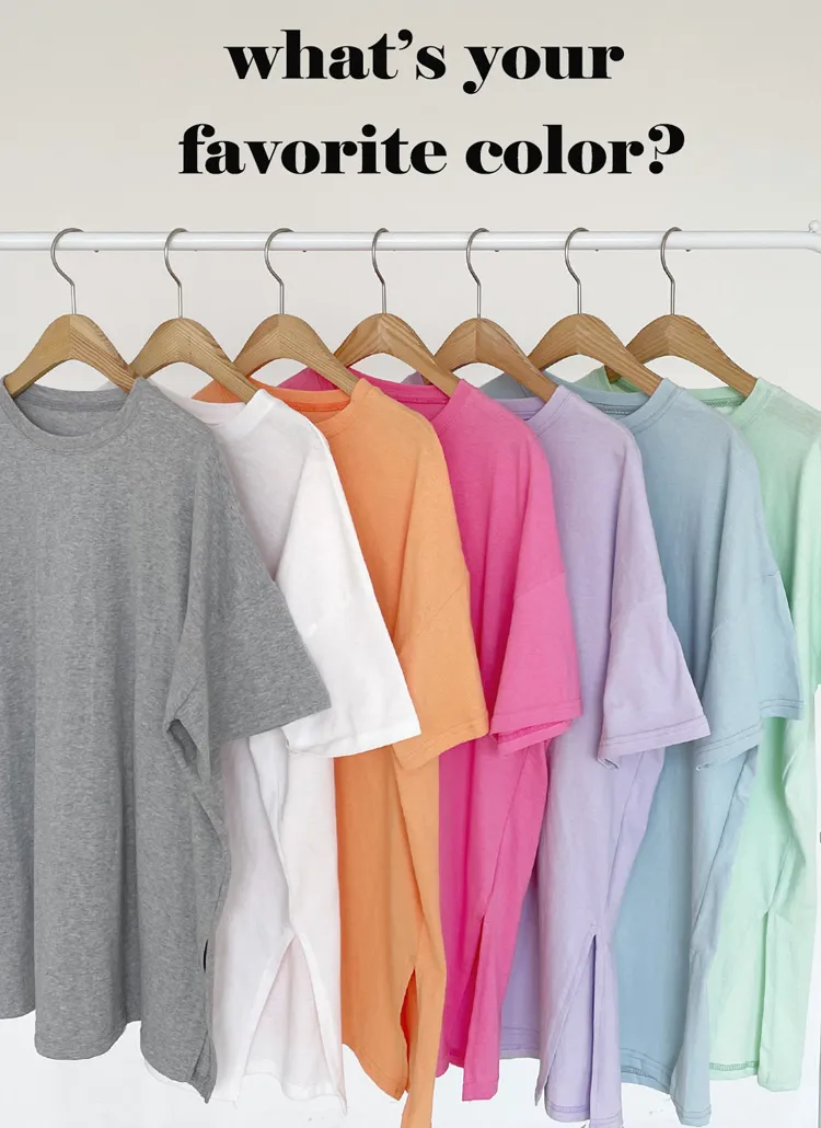 サイドスリットTシャツ・全7色 | DHOLIC | 詳細画像1