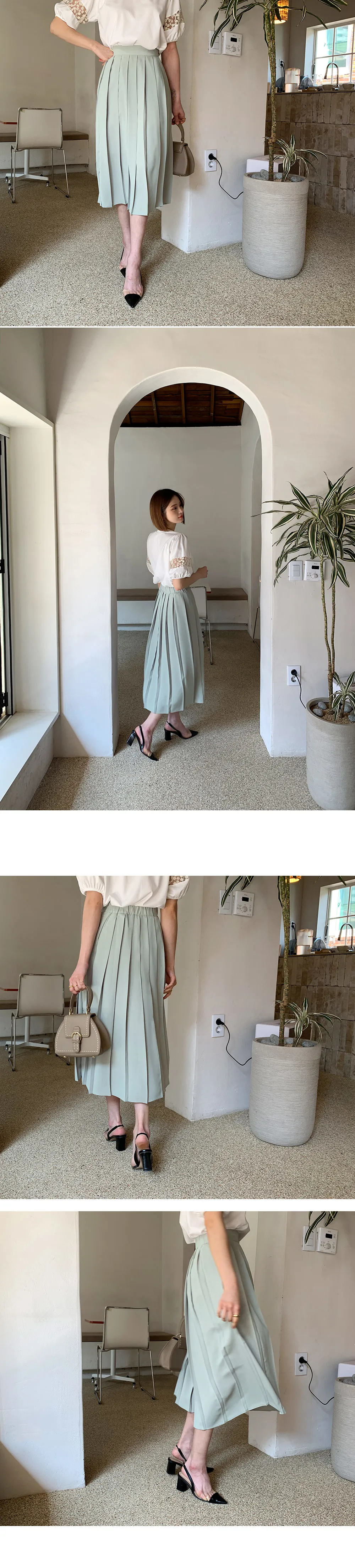 プリーツロングスカート・全5色 | DHOLIC | 詳細画像2