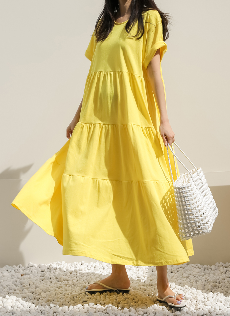 半袖ティアードワンピース | レディースファッション通販 - DHOLIC