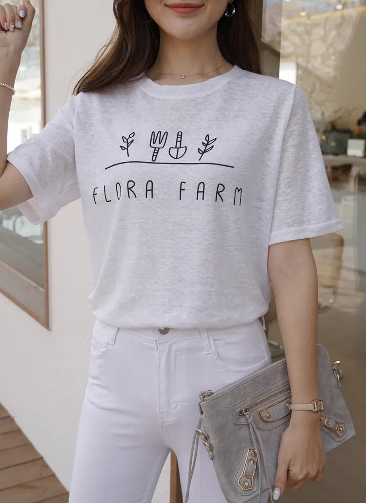 FLORA半袖Tシャツ | clicknfunny | 詳細画像1