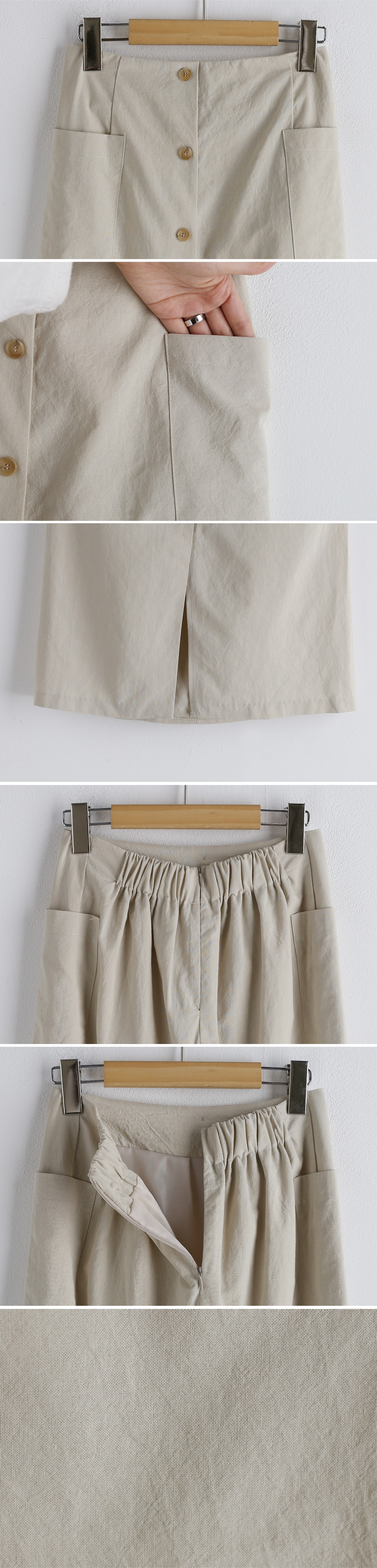 フロントボタンポケットスカート・全3色 | DHOLIC | 詳細画像11