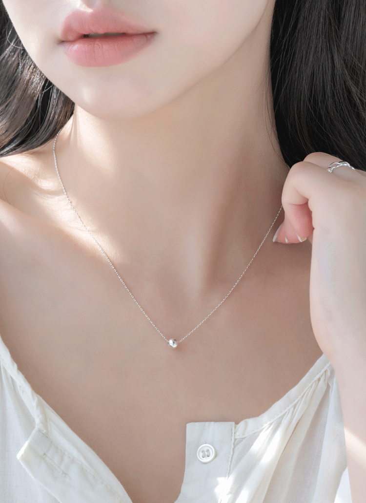 シルバーボールネックレス レディースファッション通販 Dholic
