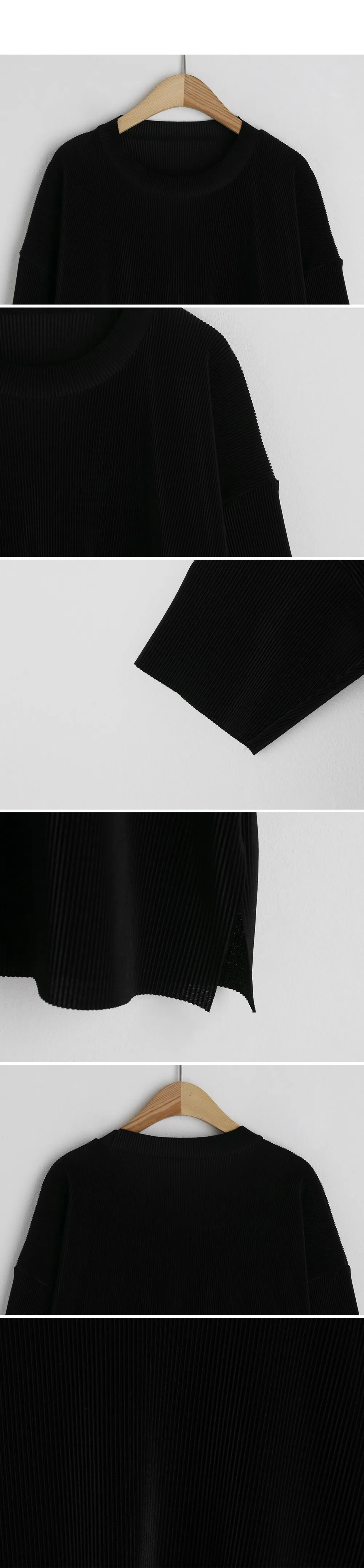 プリーツTシャツ&レオパードスカートSET・全2色 | DHOLIC PLUS | 詳細画像17