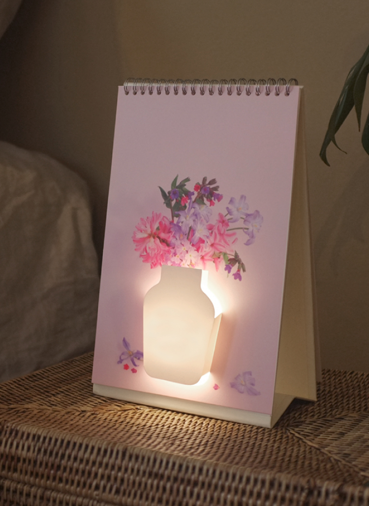 PAGE BY PAGE LAMP(FLORAL)