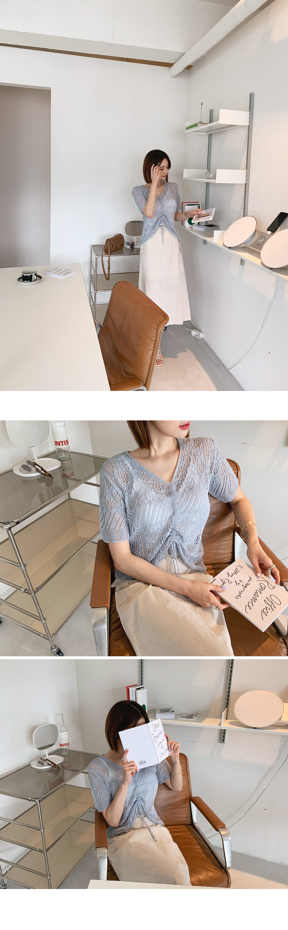 リネン混カーゴポケットスカート・全4色 | DHOLIC | 詳細画像9