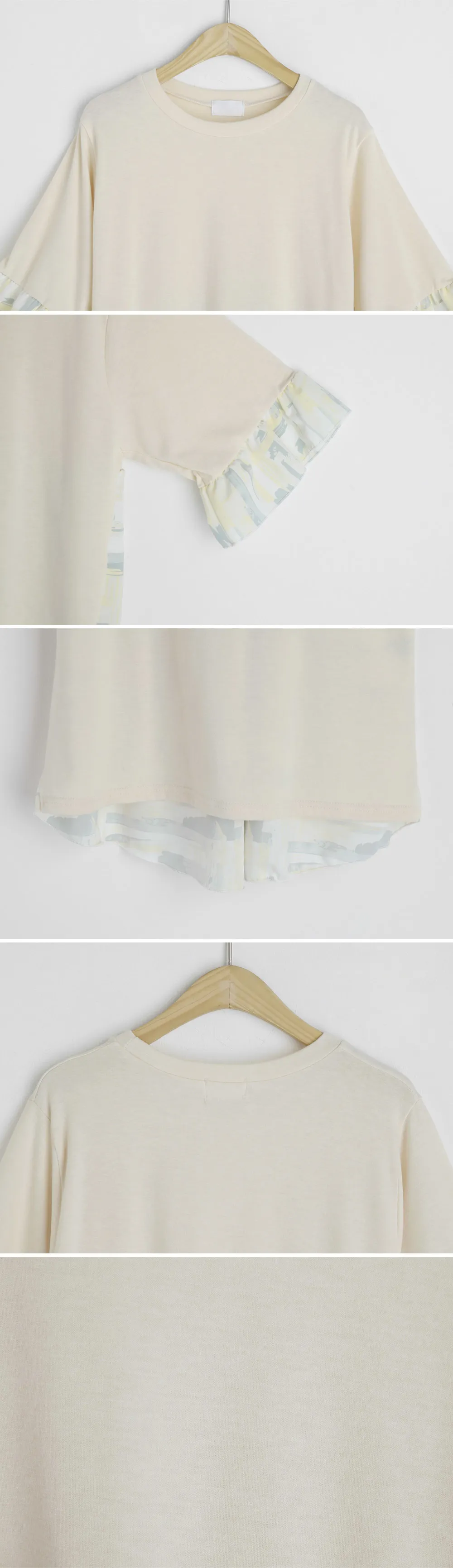 パターンコントラスト半袖Tシャツ・全2色 | DHOLIC PLUS | 詳細画像16