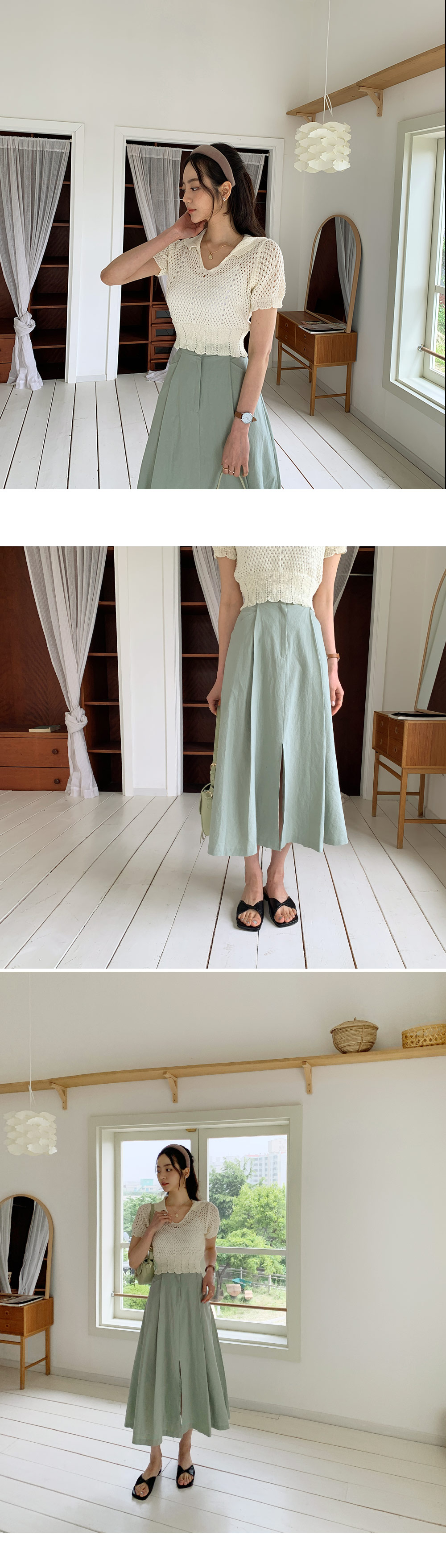 フロントタックAラインスカート・全3色 | DHOLIC | 詳細画像9