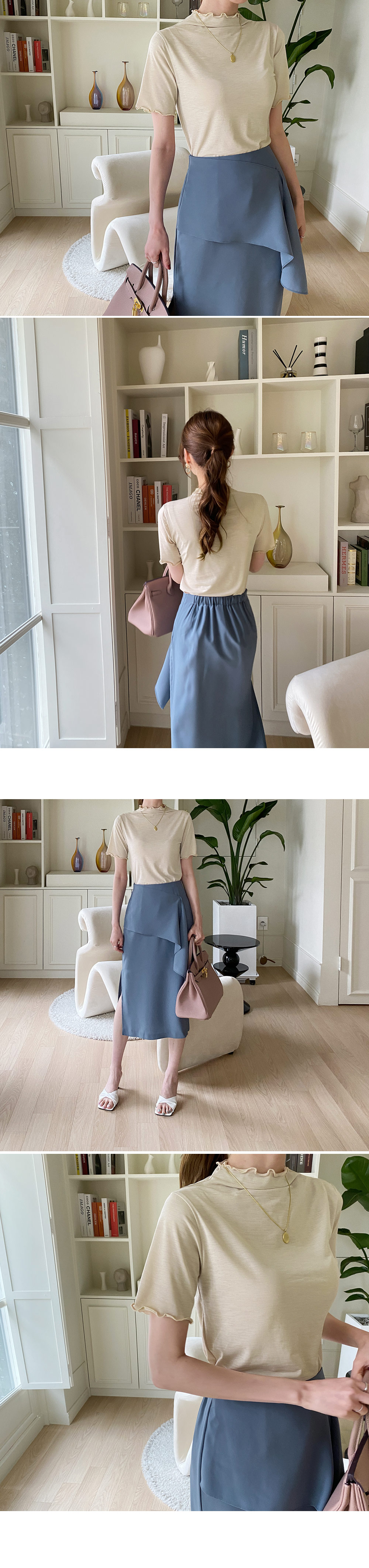 ラッフルHラインスカート・全3色 | DHOLIC PLUS | 詳細画像3