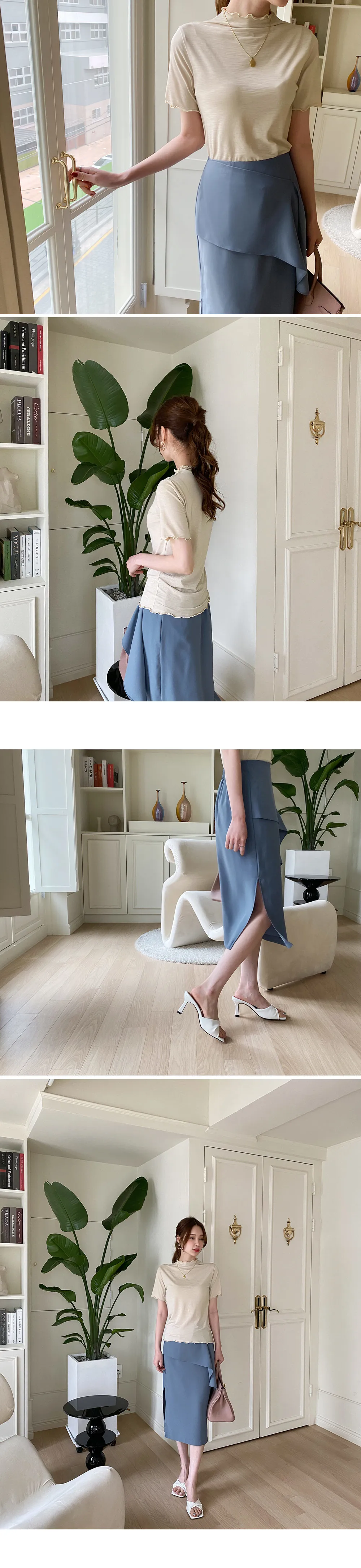 ラッフルHラインスカート・全3色 | DHOLIC PLUS | 詳細画像4