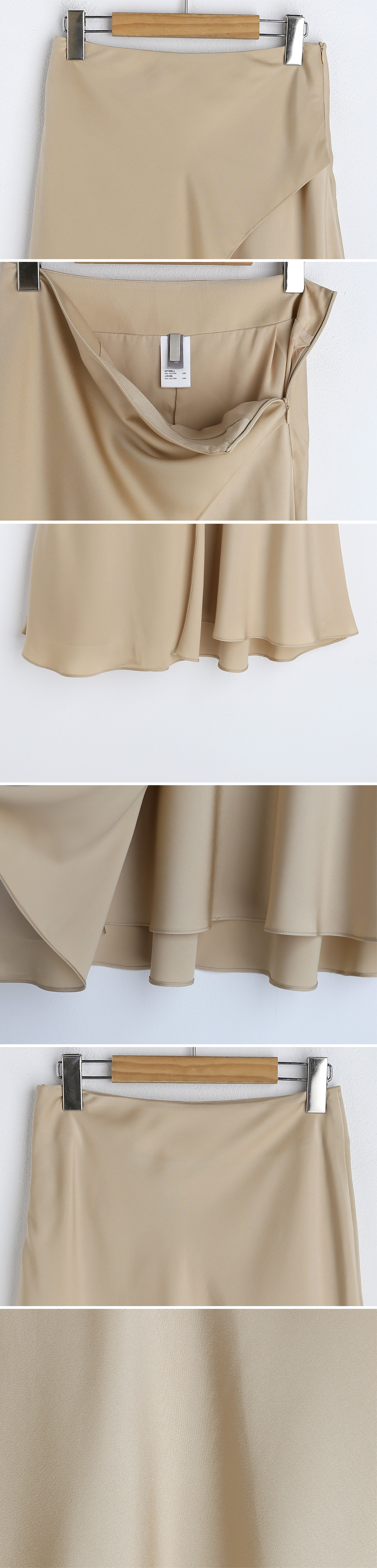 レイヤードサテンスカート・全3色 | DHOLIC | 詳細画像12