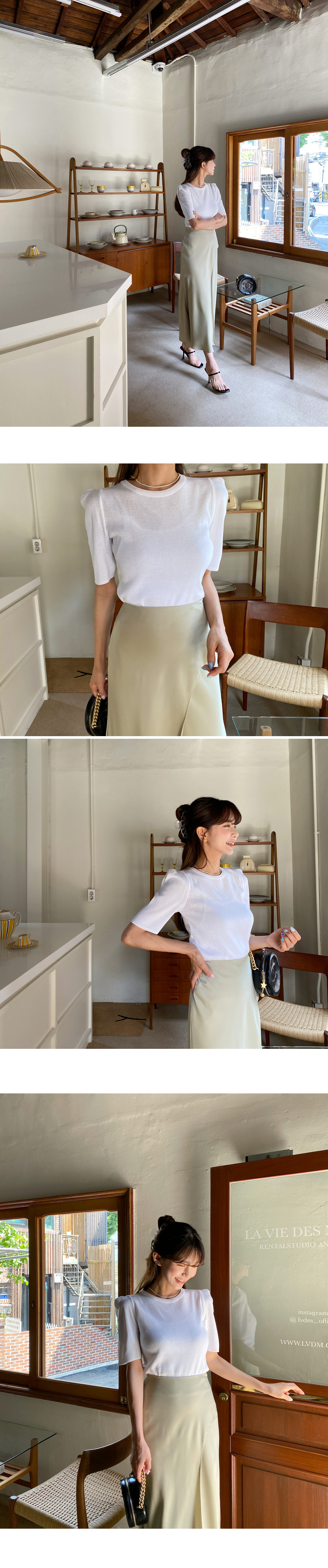 ショルダータックニット | DHOLIC | 詳細画像3