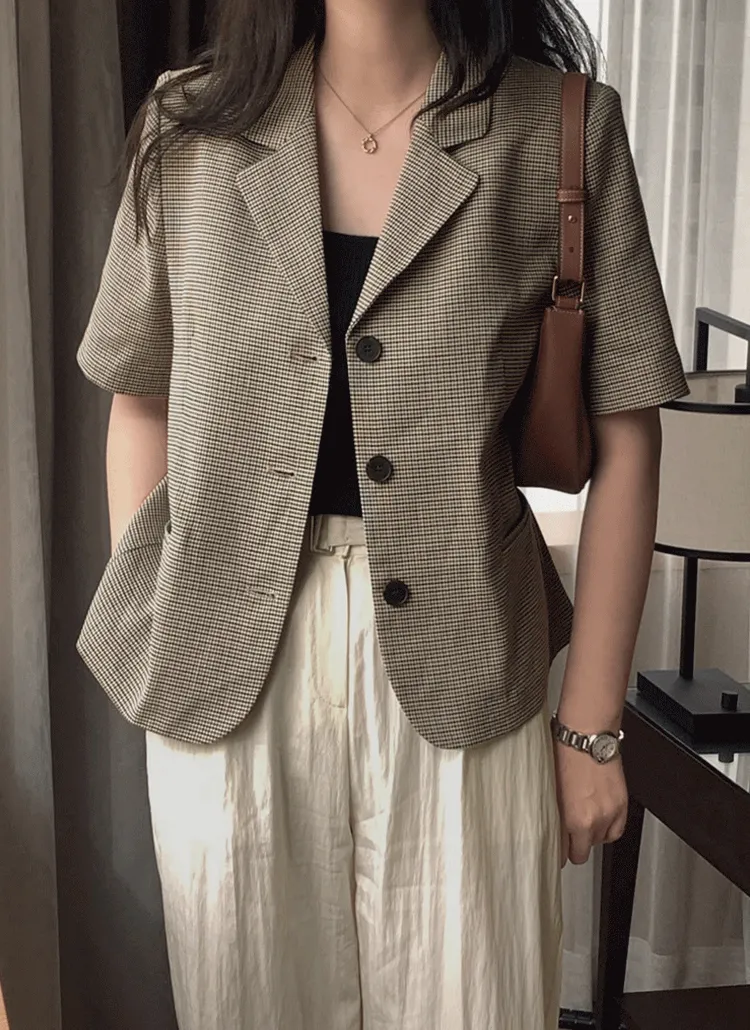 SONIA RYKIEL ソニアリキエル チェック柄ジャケット - メルカリ