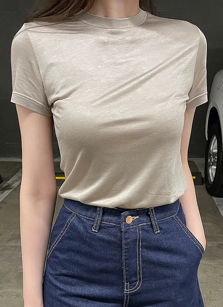 レーヨン半袖Tシャツ | arima | 詳細画像1