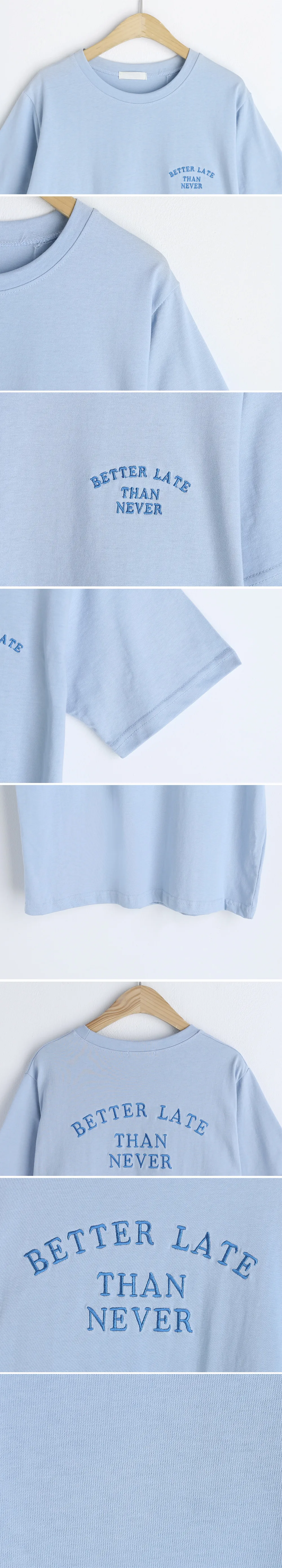 レタリング刺繍半袖Tシャツ・全4色 | DHOLIC | 詳細画像15
