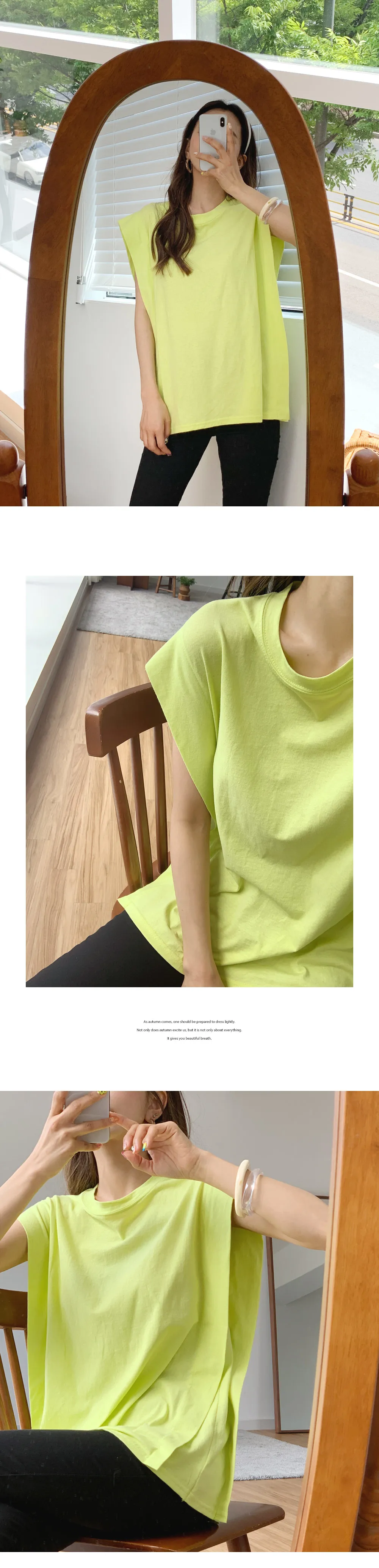 サイドディテールコットンTシャツ・全4色 | DHOLIC | 詳細画像13