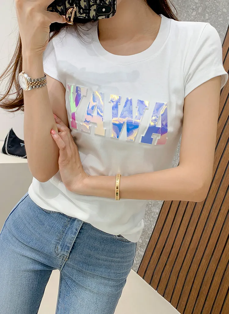 AWAYホログラムTシャツ | minagram | 詳細画像1