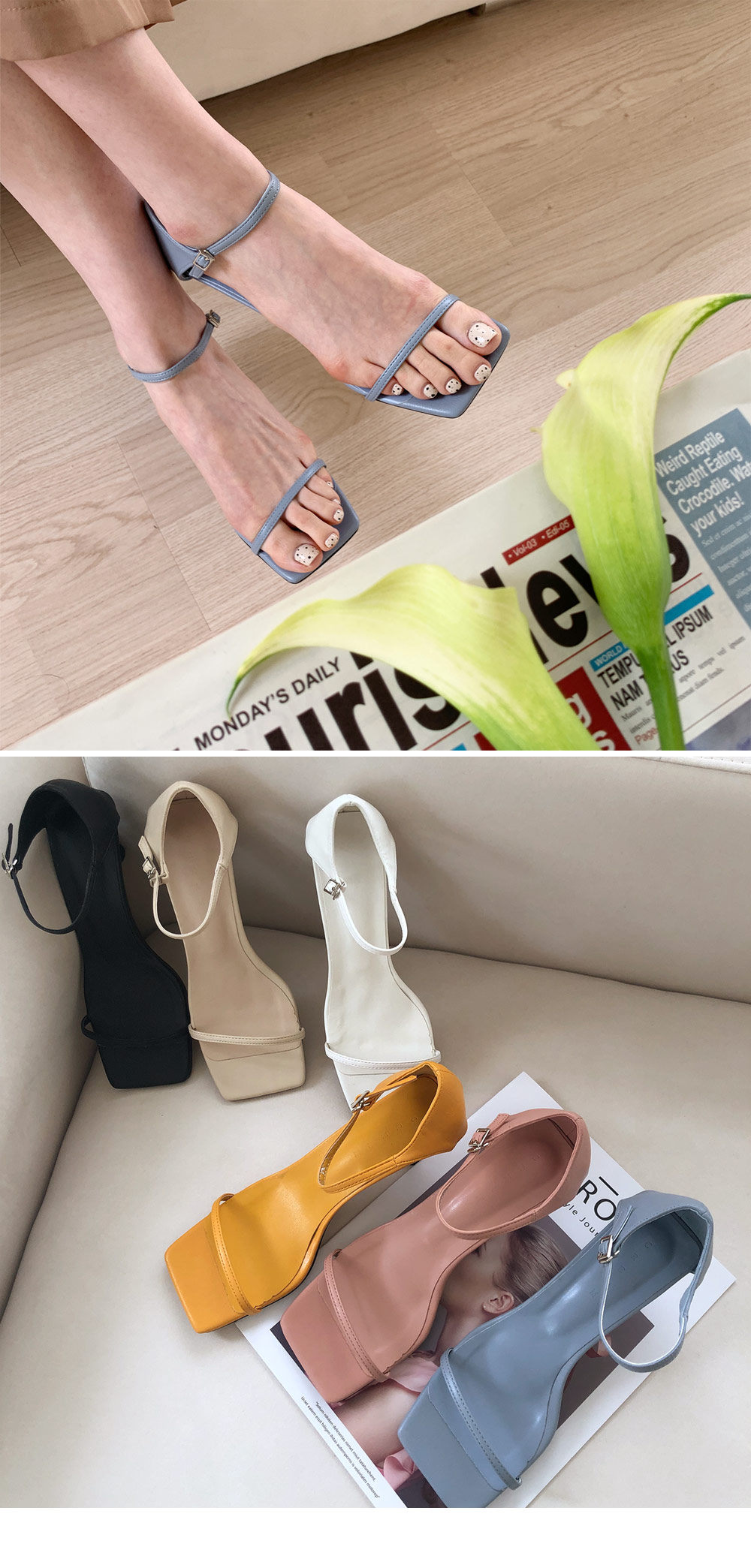 uni's room■2color サムストラップヒールサンダル SS-SS25-56 quaranciel: ストラップ ヒール サンダル｜ SHIPS 公式サイト