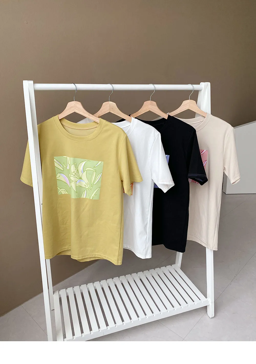 フラワープリントTシャツ・全4色 | DHOLIC | 詳細画像6