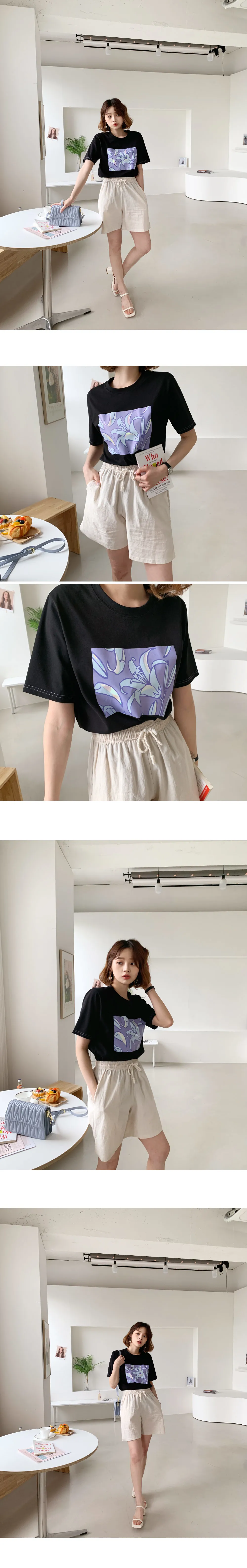 フラワープリントTシャツ・全4色 | DHOLIC | 詳細画像11