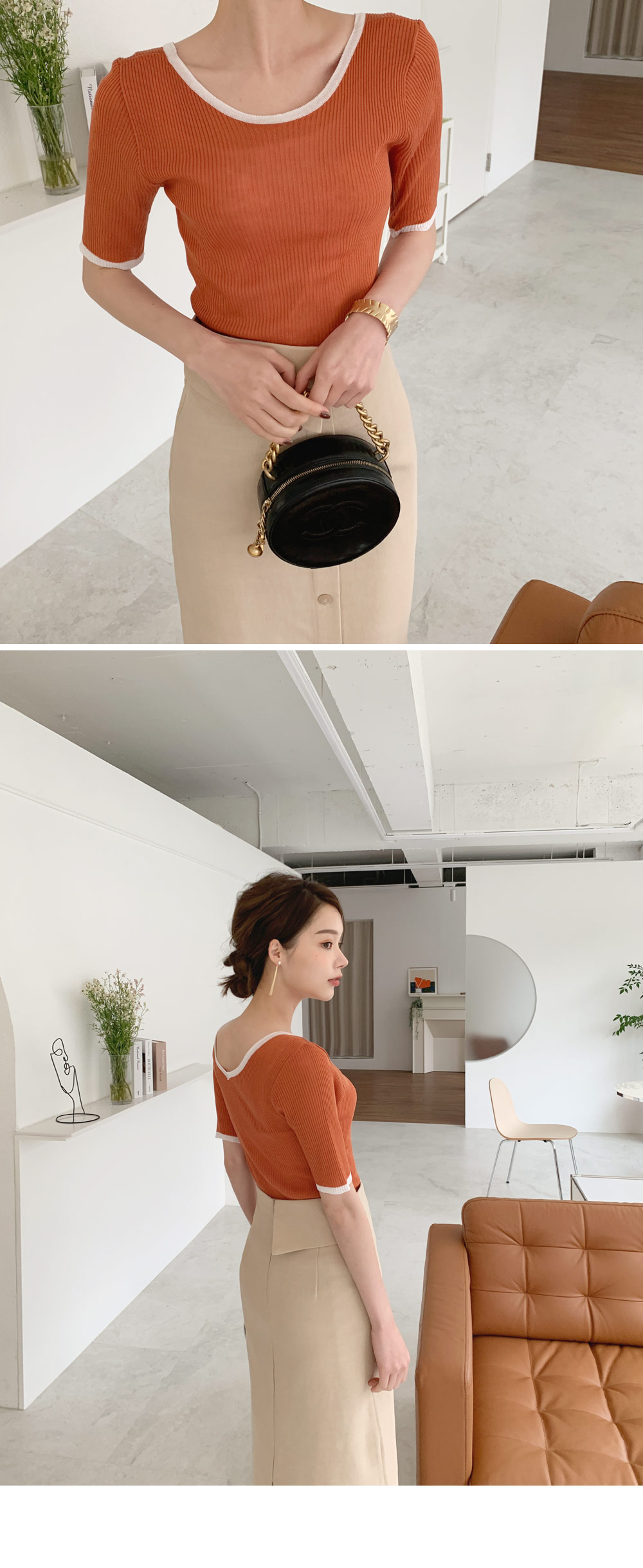 Hラインボタンスカート・全3色 | DHOLIC | 詳細画像11