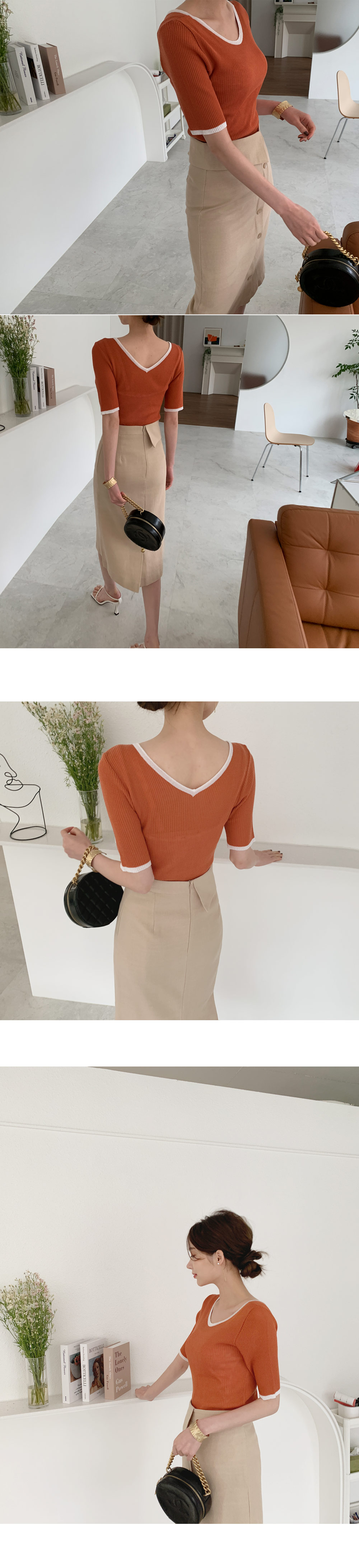 Hラインボタンスカート・全3色 | DHOLIC | 詳細画像12