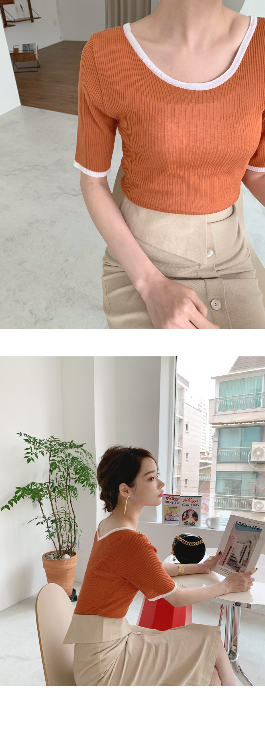 Hラインボタンスカート・全3色 | DHOLIC | 詳細画像15