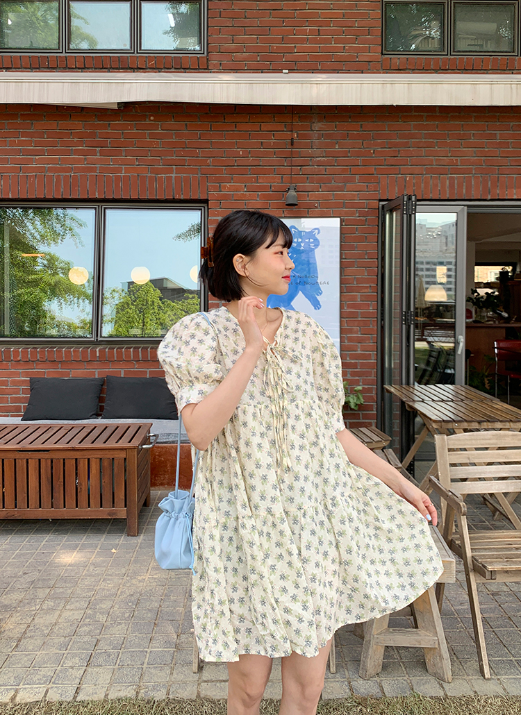 花柄ミニワンピース 通販