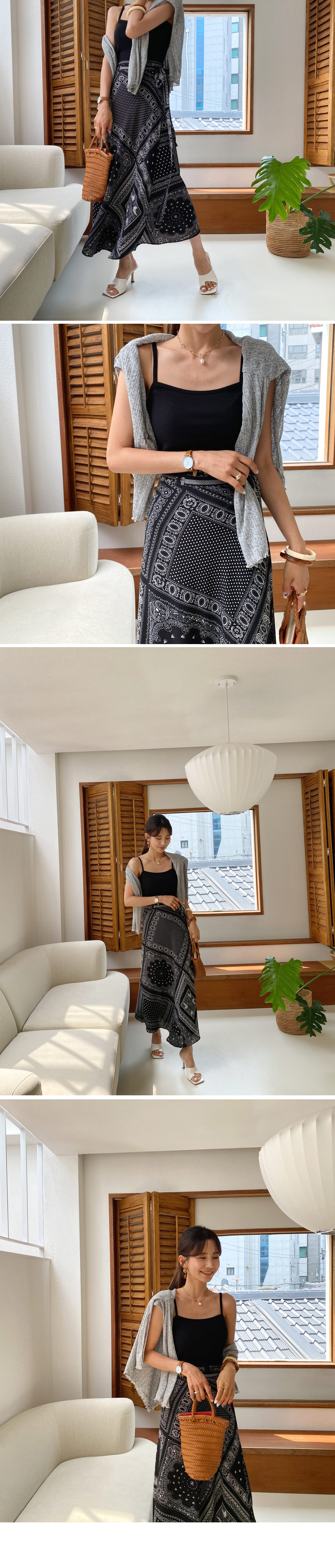 ペイズリーラップスカート・全3色 | DHOLIC | 詳細画像10