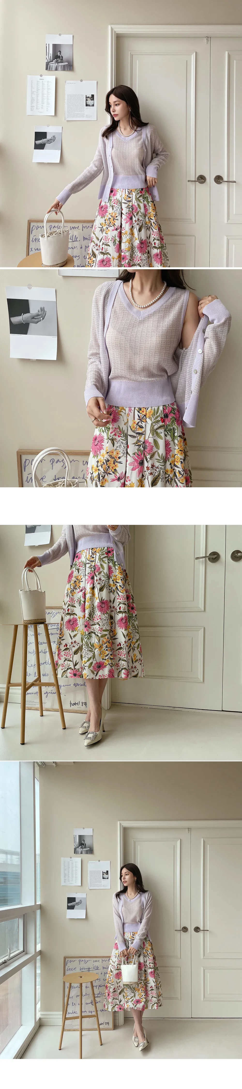 花柄Aラインスカート・全2色 | DHOLIC PLUS | 詳細画像13