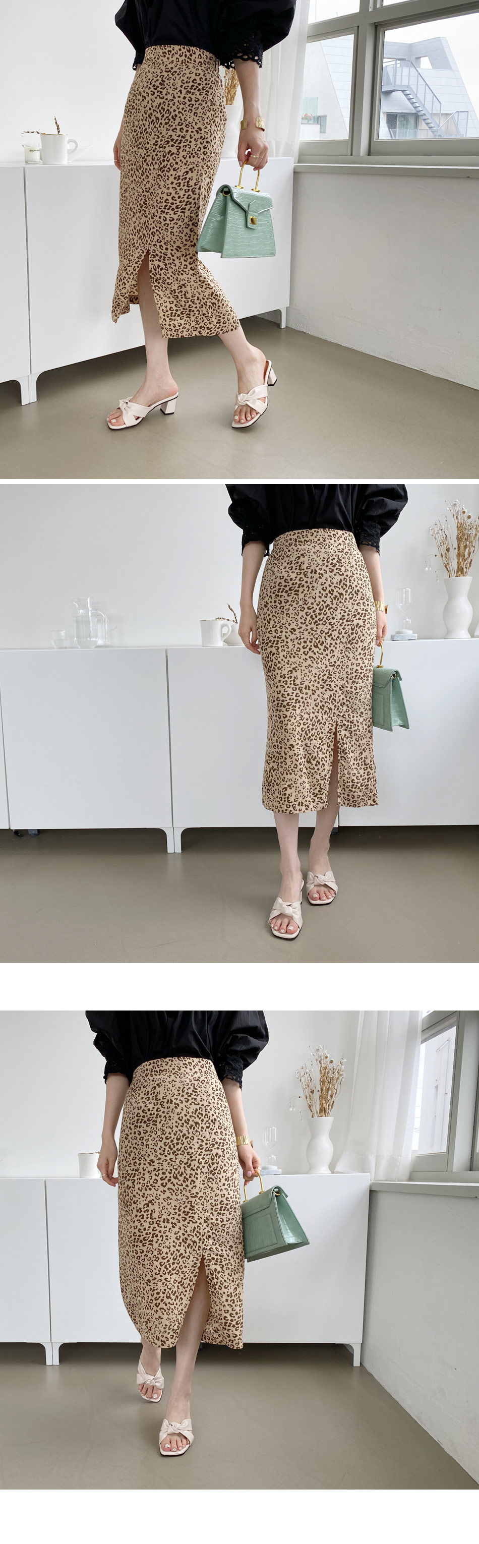 レオパードHラインスカート・全3色 | DHOLIC PLUS | 詳細画像11