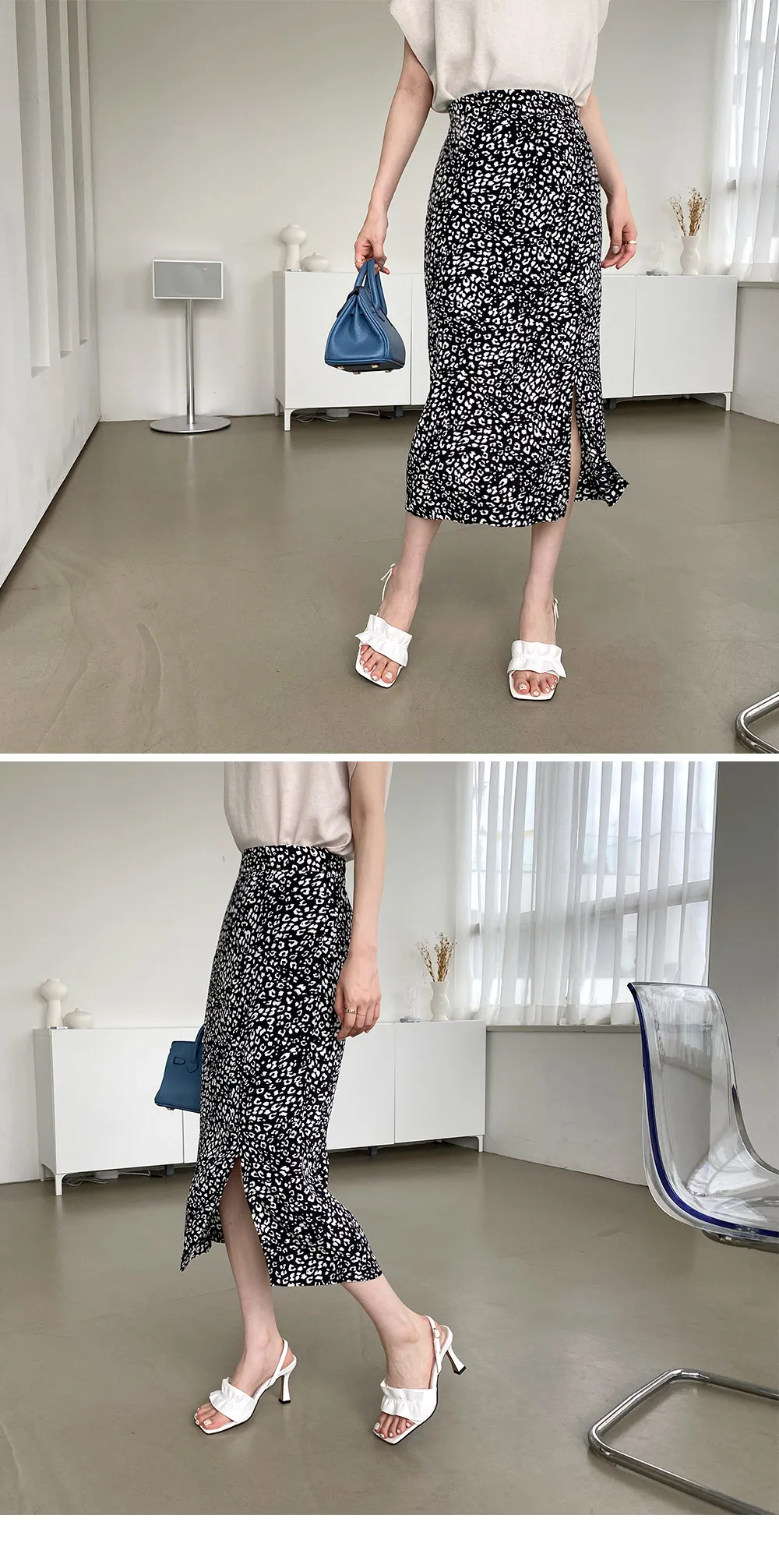 レオパードHラインスカート・全3色 | DHOLIC PLUS | 詳細画像14